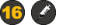 16 P
