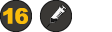 16 P